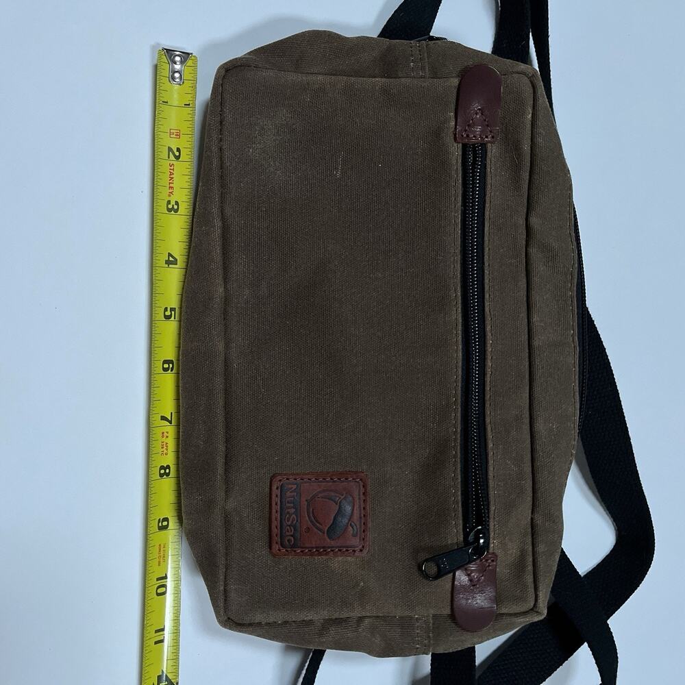 Nutsac Nut Sac Martexin Original Waxed Canvas Bag with Attachable Strap - Picture 5 of 8